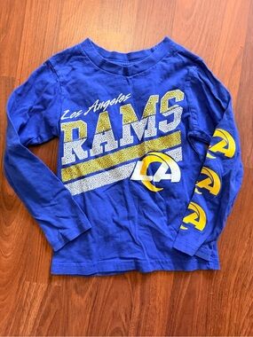NFL Los Angeles Rams Long Sleeve Tee - Blue & Yellow